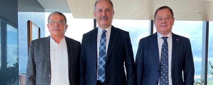 Vakıfbank Genel Müdürü Sayın Abdi Serdar Üstünsalih’i ziyarette bulunduk.